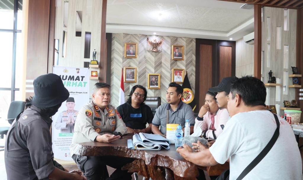 Jumat Curhat, Kapolres Kotabaru Dengar Keluhan Insan Pers