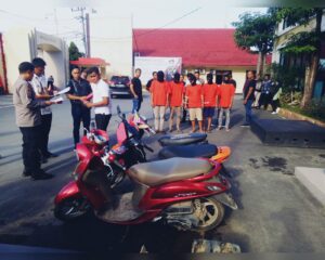 Operasi Jaran Intan, Dalam 14 Hari Buser Polres Kotabaru Sikat Lima Pelaku Curanmor.