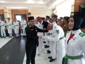 Penuh Khidmat, Sekda Said Akhmad Kukuhkan Anggota Paskibraka Kotabaru