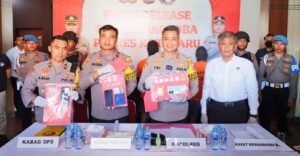 Sebulan, Sembilan Pelaku Plus 41,59 Gram Sabu Berhasil ‘Disapu’ Polisi Kotabaru