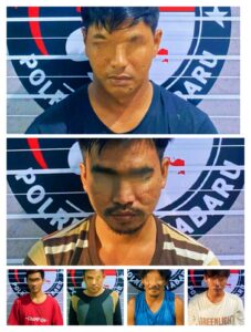 Sekali Gerak, Enam Penjahat Narkoba Sekaligus Dilibas Tim Pyton Saijaan!