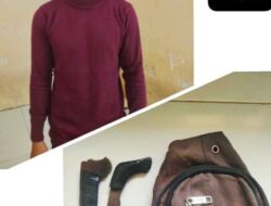 Nekat Bawa Sajam, Pria Asal Teluk Tamiang Kotabaru Digelandang Polisi