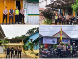 Puluhan Personel Polisi Diterjunkan Amankan Perayaan Kenaikan Isa Al Masih di Kotabaru