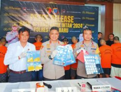 Ops Antik Intan 2024; Belasan Kasus Narkoba Senilai Ratusan Juta Berhasil Diungkap Polres Kotabaru