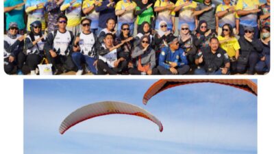 Kejuaraan Gantole Paralayang Seri ke 2 Sukses Digelar di Kotabaru