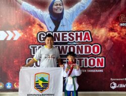 Top! Atlet Taekwondo Kotabaru Sabet Medali Emas di Kejurnas Kemenpora