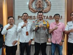 Didirikan Sejak 2009, Komunitas Bamega Bike Club Kunjungi Kapolres Kotabaru