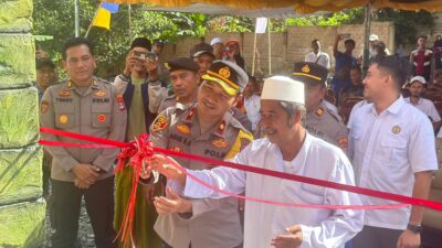 Tingkatkan Keamanan, Dibangun Rumah Kantor Bhabinkamtibmas di Pelosok Kotabaru
