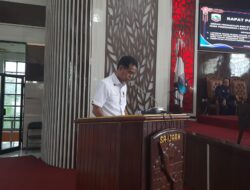 Hasanudin Sampaikan Laporan Akhir Fraksi Nasdem dan Demokrat Atas RAPBD 2025
