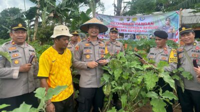 Jajaran Polres Kotabaru Dukung Program Ketahanan Pangan Nasional