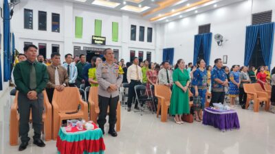 Polisi Pastikan Perayaan Natal di Sungai Durian Berjalan Aman & Kondusif