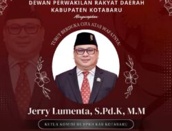 Ketua Komisi III Tutup Usia, Ketua DPRD Kotabaru Sampaikan Duka Cita