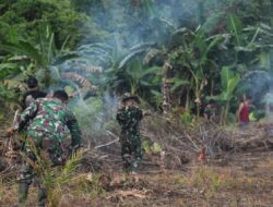 Satgas TMMD Ke-123 ‘Bangunkan’ Lahan Tidur di Desa Talusi