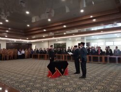 Perdana Ngantor, Bupati Muhammad Rusli Lantik Pj Sekdakab