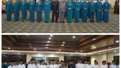 Sah! Bupati M Rusli Lantik TP PKK dan LPTQ Kotabaru