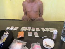 Usai Lebaran, Pengedar Sabu Diringkus Polisi di Kelumpang Barat Kotabaru