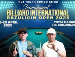 Siap-Siap! Turnamen Internasional Batulicin Open 2025 Siap Digelar