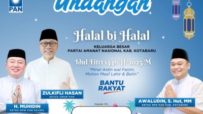 Serentak! Keluarga Besar PAN Pusat hingga Daerah Bakal Gelar Halal Bihalal