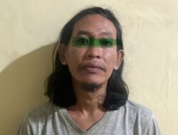 Apes! Pria Gondrong ini Diringkus Tim Pyton Saijaan Gegara Sabu