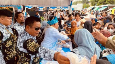 Jamuan Masal Harjad Kotabaru, Siringlaut Diserbu Masyarakat