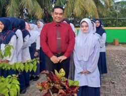 Antar Anak Masuk Sekolah, Sekdakab Kotabaru Dukung Program GATI