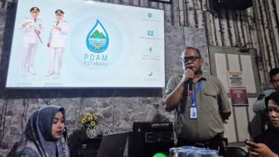Mulai Agustus PDAM Kotabaru Naikan Tarif Air Lima Ratus Perak