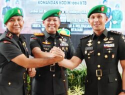 Sah, Letkol Inf Cecep Cahyadi Resmi Pegang Tongkat Komando Dandim 1004/Kotabaru