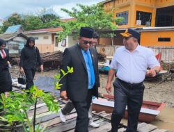 Usai Tinjau Jembatan Empat Serangkai Yang Rusak Parah,  Awaludin Bakal Lakukan Ini!