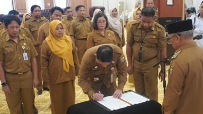 Sah! Bupati Rusli Lantik Pejabat Administrator & Pengawas Lingkup Pemkab Kotabaru