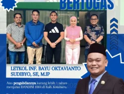 Salam Perpisahan Wakil Ketua DPRD Kotabaru Awaludin Untuk Dandim Bayu Oktavianto