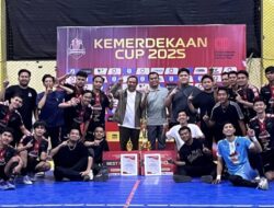 HUT RI ke 80, 57 Tim Ramaikan Futsal Kemerdekaan Cup 2025 di Tanah Bumbu