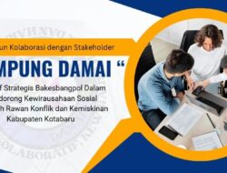 Kotabaru Resmi Launching Proyek Inovatif ‘Kampung Damai’