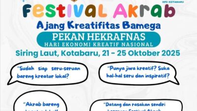 Siap-siap! Ratusan Konten Gila Festival AKRAB Kotabaru Siap Mengguncang Siring Laut