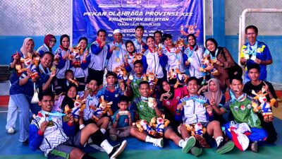 Update Porprov Kalsel; Kotabaru di Posisi Delapan Besar, Sepak Takraw Sumbang 6 Medali 4 Diantara Emas