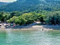 Jernihnya Air Laut Destinasi Wisata Pantai Gedambaan Kotabaru