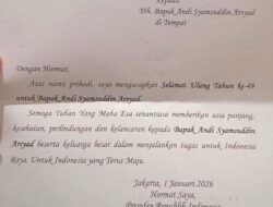 Momen Spesial 2026! Presiden Prabowo Beri Ucapan Selamat Ulang Tahun untuk H Isam