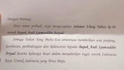 Momen Spesial 2026! Presiden Prabowo Beri Ucapan Selamat Ulang Tahun untuk H Isam