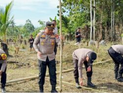 Polisi di Sungai Durian Kotabaru Dukung Penuh Ketahanan Pangan Nasional