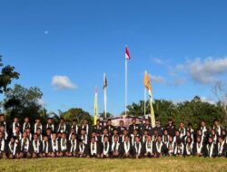 Nyaris Seratus Siswa SH Terate di Daratan Kotabaru Ikuti Uji Kenaikan Tingkat Sabuk Hijau ke Putih
