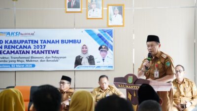 Akselerasi Pembangunan 2027, Pemkab Tanah Bumbu Gelar Musrenbang di Mantewe dan Karang Bintang