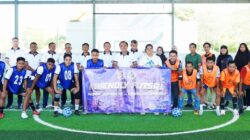 Pererat Sinergi TNI dan Insan Pers, Danlanal Kotabaru Ajak Wartawan Tanding Futsal Bareng