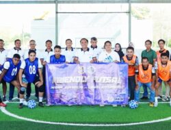 Pererat Sinergi TNI dan Insan Pers, Danlanal Kotabaru Ajak Wartawan Tanding Futsal Bareng