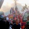 Sigap! Personel Yonif TP 884/ Saijaan Diterjunkan & Turut Berjibaku Padamkan Kebakaran