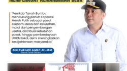 Presiden Prabowo Resmikan 1.061 Koperasi Merah Putih, Pemkab Tanah Bumbu Siap Dorong Ekonomi Desa