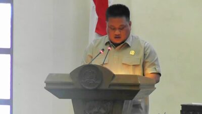 Menggema! Andi Rustianto Sampaikan Salam Pemuda di Paripurna DPRD Tanah Bumbu