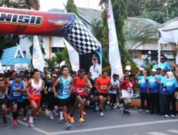 Meriah! Ratusan Peserta Fun Run Tumpah Ruah di Harjad Kotabaru ke-76