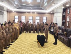 Penyegaran Organisasi, Bupati Muhammad Rusli Lantik 24 Pejabat Baru