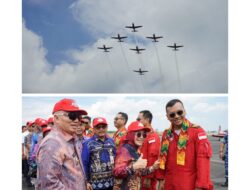 Dihadiri DPRD dan SKPD Kotabaru, Jupiter Aerobatic Team Gelar Open Base di Lanud Sjamsudin Noor