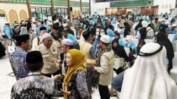 Jamaah Haji Kloter 013 BDJ Tiba di Embarkasi Banjarmasin