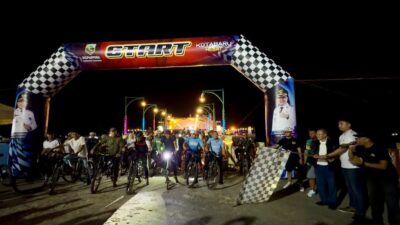 Genjot Sektor Pariwisata, Gebrakan Disparpora Kotabaru Lewat ‘Fun Bike Night’ Sukses Curi Perhatian